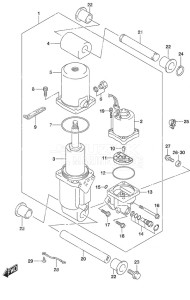 DF 115A drawing Trim Cylinder