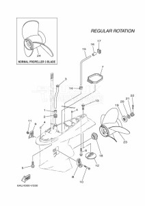 F200CET drawing PROPELLER-HOUSING-AND-TRANSMISSION-2