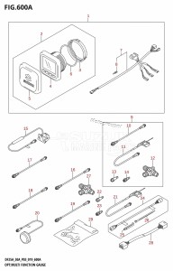 DF30A From 03003F-910001 (P03)  2019 drawing OPT:MULTI FUNCTION GAUGE (DF25AT,DF30AT)