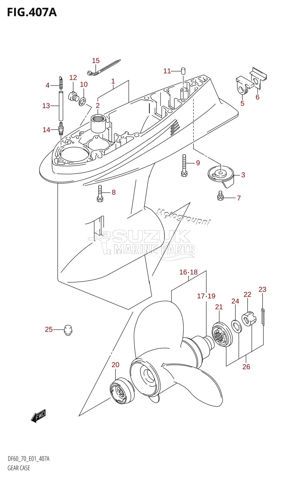 GEAR CASE (W,X,Y)