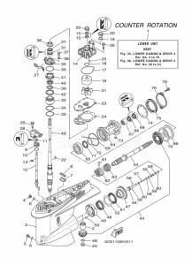 FL250DETU drawing PROPELLER-HOUSING-AND-TRANSMISSION-3