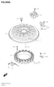 DF300A From 30002P-610001 (E01 E40)  2016 drawing MAGNETO