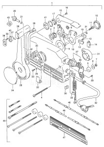 DT115 From 11502-581001 ()  1995 drawing REMOTE CONTROL BOX (MODEL:93~00)