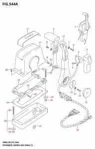 DF60A From 06002F-210001 (E03)  2012 drawing OPT:REMOTE CONTROL ASSY SINGLE (1)