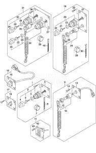 Outboard DF 140A drawing Switch