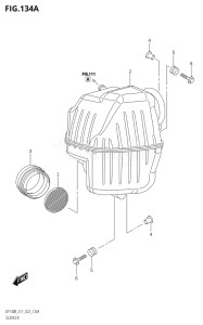 11506F-240001 (2022) 115hp E11 E40-Gen. Export 1-and 2 (DF115BT  DF115BT) DF115BT drawing SILENCER