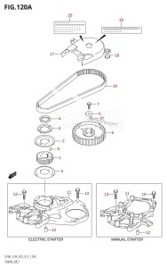 DF8A From 00801F-310001 (P03)  2013 drawing TIMING BELT (DF8A:P03)