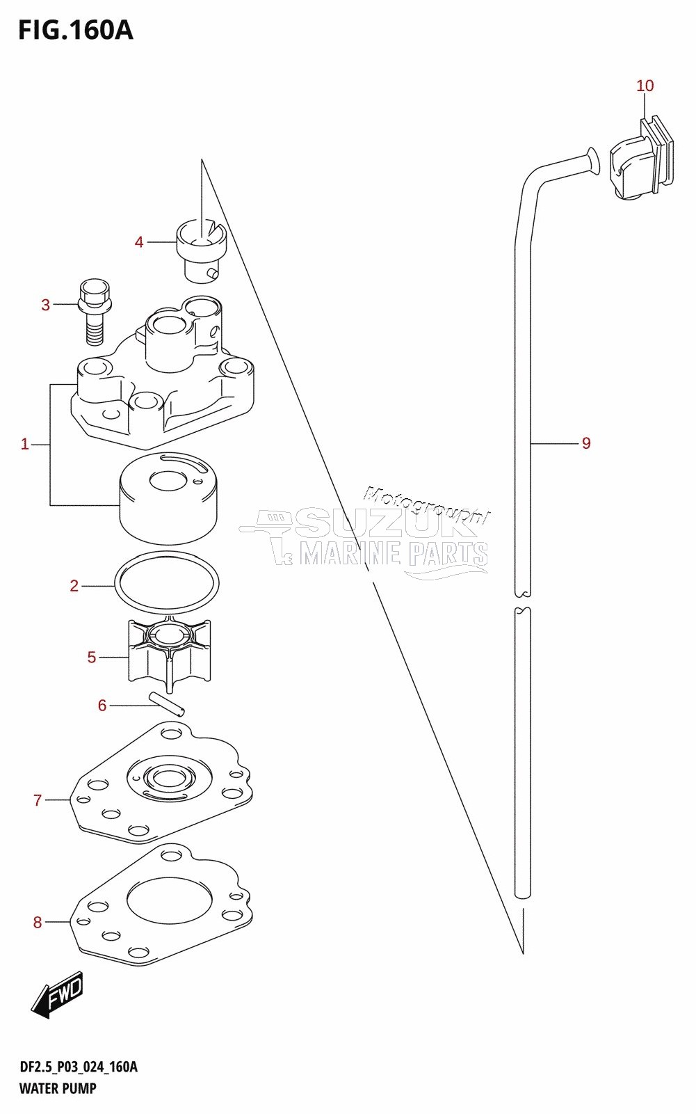 WATER PUMP (S-TRANSOM)