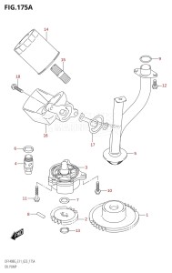 DF115BG From 11505F-240001 (E40)  2022 drawing OIL PUMP