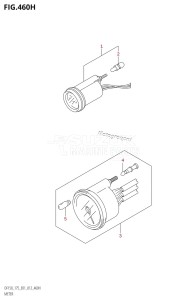 DF175Z From 17502Z-210001 (E01 E40)  2012 drawing METER (DF175Z:E40)