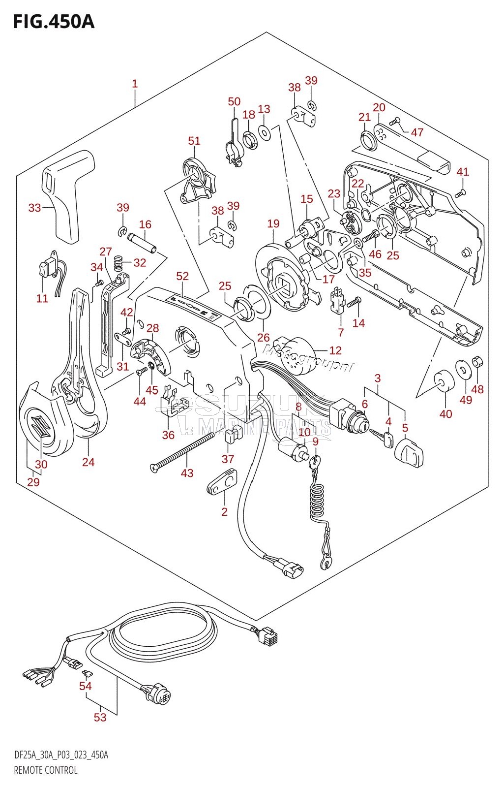 REMOTE CONTROL ((020,021):(DF25AT,DF30AT))