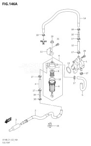 14005F-340001 (2023) 140hp E11 E40-Gen. Export 1-and 2 (DF140BT    DF140BZ) DF140BT drawing FUEL PUMP