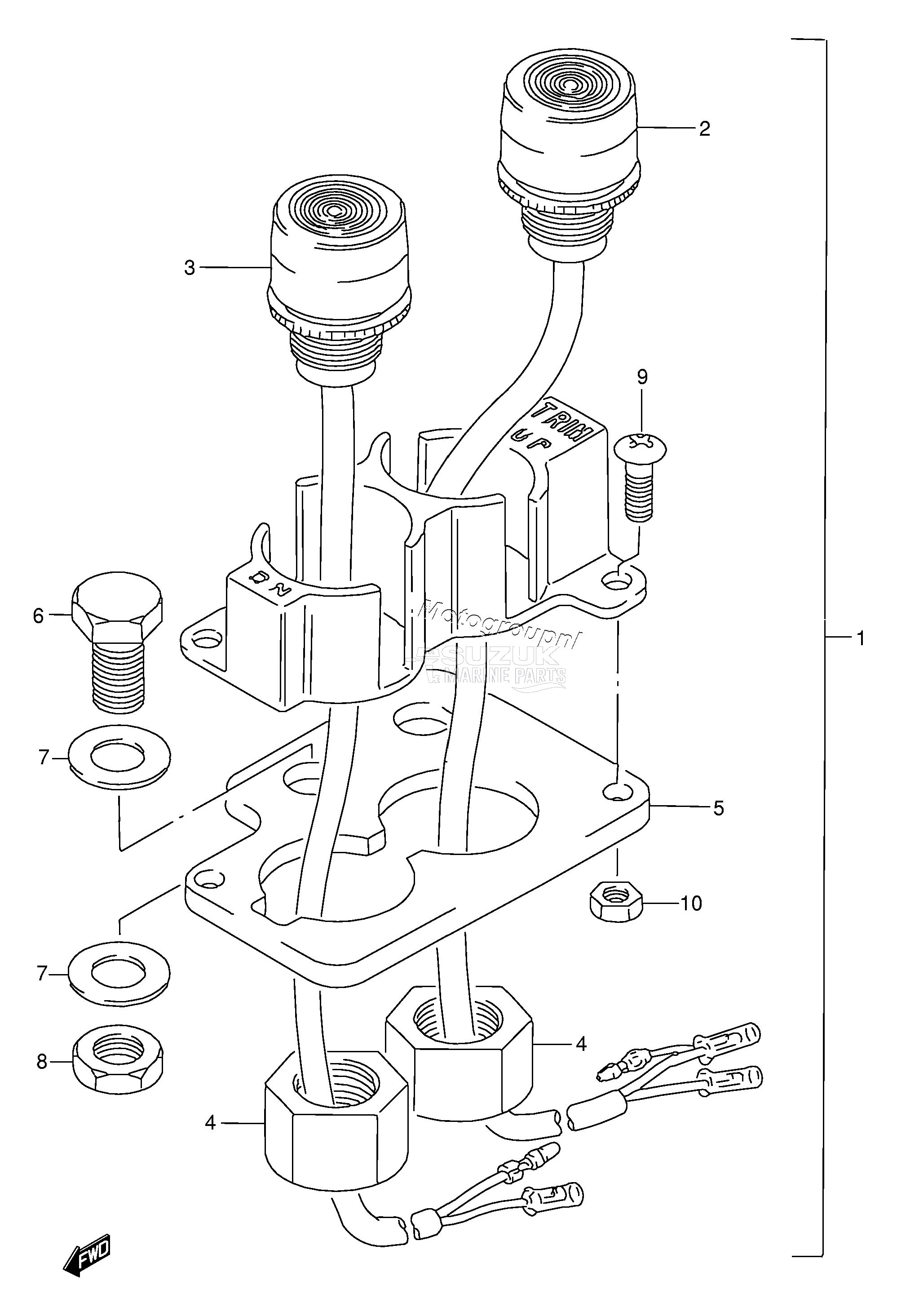 OPT : TRIM SWITCH (DT55C /​ 65C)