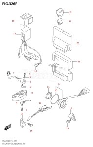 DF225T From 22503F-710001 (E03)  2017 drawing PTT SWITCH /​ ENGINE CONTROL UNIT (DF250Z:E03)