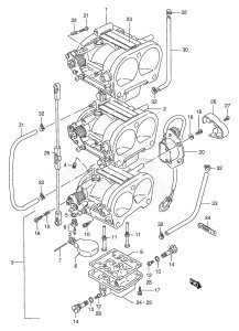 DT200 From 20001-231001 ()  1992 drawing CARBURETOR