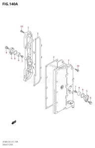 DF250A From 25003P-310001 (E03)  2013 drawing EXHAUST COVER