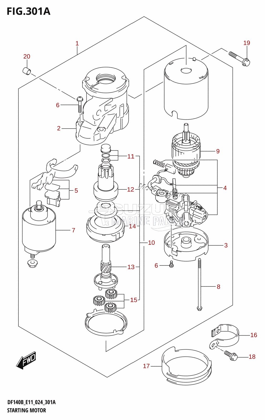 STARTING MOTOR