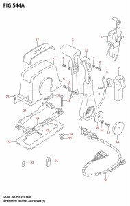 DF25A From 02504F-510001 (P03)  2015 drawing OPT:REMOTE CONTROL ASSY SINGLE (1) (DF25AR:P03)