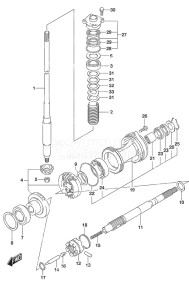 Outboard DF 60A drawing Transmission High Thrust