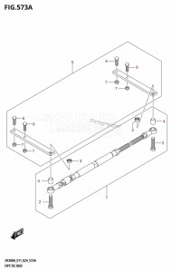 DF150AS From 15003F-440001 (E03 E11 E40)  2024 drawing OPT:TIE ROD