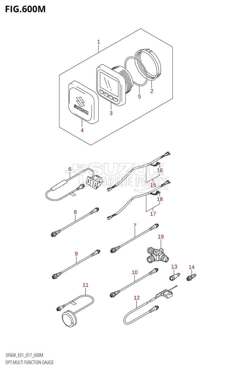 OPT:MULTI FUNCTION GAUGE (DF60ATH:E40)