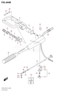 DT40 From 04005K-610001 ()  2016 drawing TILLER HANDLE (DT40W:P90)