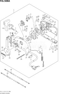 00402F-310001 (2013) 4hp P01-Gen. Export 1 (DF4) DF4 drawing OPT:REMOTE CONTROL