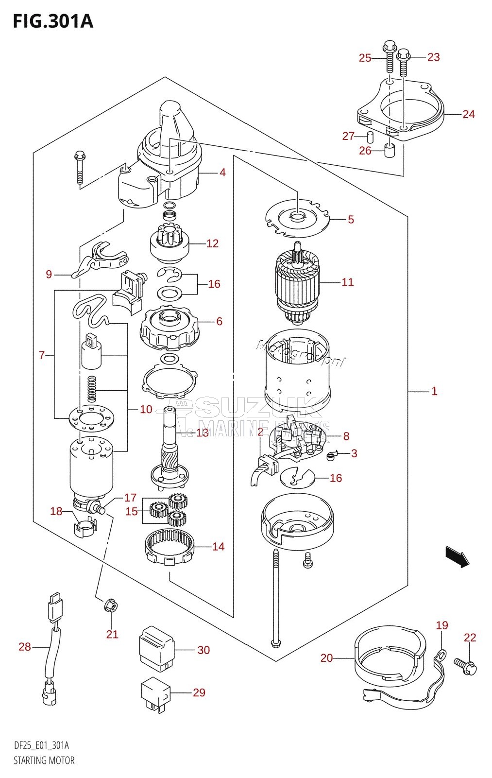 STARTING MOTOR