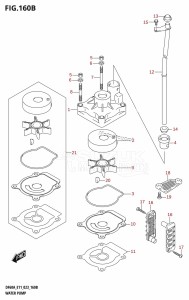 DF50A From 05004F-340001 (E03)  2023 drawing WATER PUMP ((DF40A,DF50A,DF60A):E03)