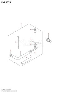 DF140A From 14003F-910001 (E11 E40)  2019 drawing OPT:WATER PRESSURE GAUGE SUB KIT