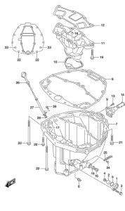 DF 225 drawing Oil Pan