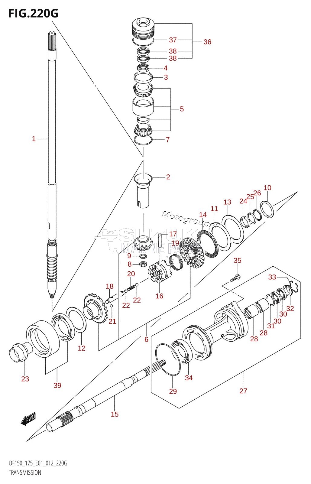 TRANSMISSION (DF175Z:E01)