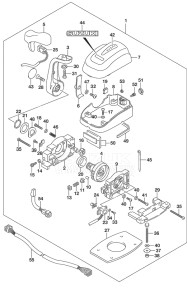 Outboard DF 200AP drawing Top Mount Single