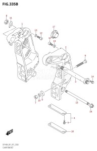 DF140AZ From 14003Z-510001 (E01 E40)  2015 drawing CLAMP BRACKET (DF115AT:E01)