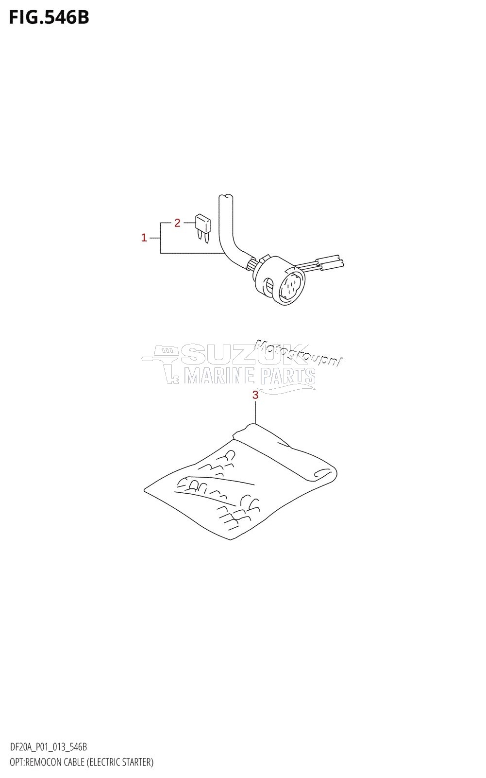 OPT:REMOCON CABLE (ELECTRIC STARTER) (E-STARTER)