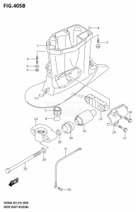 DF200A From 20003F-510001 (E01 E40)  2015 drawing DRIVE SHAFT HOUSING (DF200AT:E40)