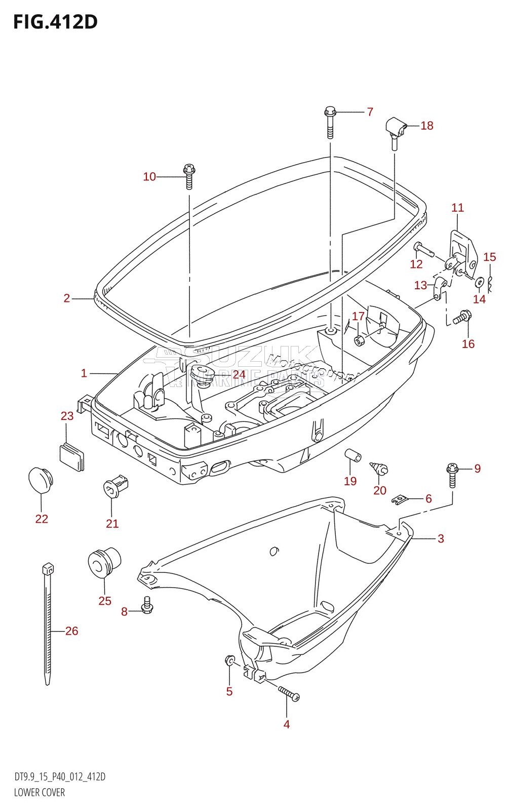 LOWER COVER (DT15:P40)