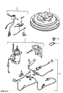 DT30 From 03001-408067 till 411086 ()  1985 drawing OPTIONAL : ELECTRICAL (FOR MANUAL STARTER)