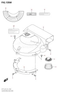 DF175TG From 17502F-510001 (E01 E40)  2015 drawing SILENCER /​ RING GEAR COVER (DF175TG:E40)