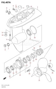 DF4 From 00401F-980001 (P01)  2009 drawing GEAR CASE ((DF4,DF5):(K2,K3))