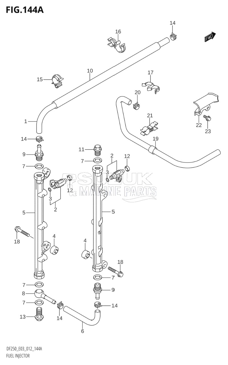 FUEL INJECTOR (DF200T:E03)