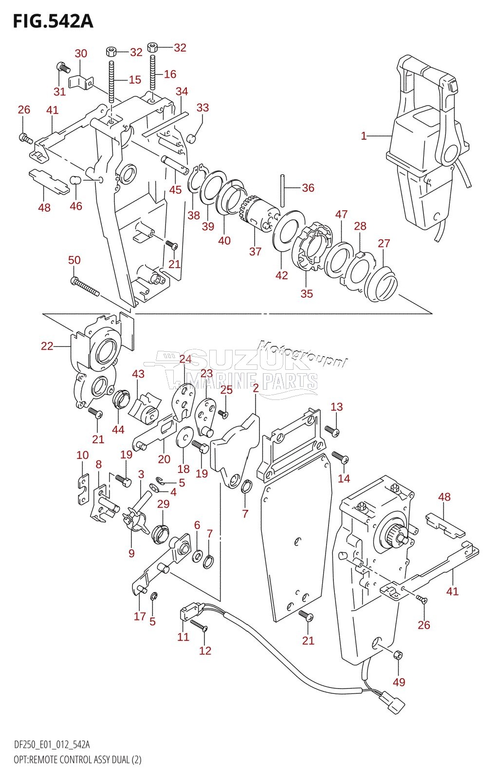 OPT:REMOTE CONTROL ASSY DUAL (2)