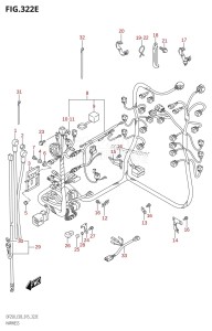 DF225T From 22503F-510001 (E03)  2015 drawing HARNESS (DF250T:E03)