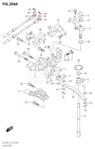 DF140BT From 14005F-340001 (E11 E40)  2023 drawing CLUTCH SHAFT