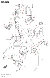 DF30A From 03003F-140001 (P01 P40)  2021 drawing FUEL PUMP ((022,023):P01)