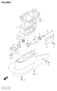 05004F-710001 (2017) 50hp E01-Gen. Export 1 (DF50AVT  DF50AVTH) DF50A drawing DRIVE SHAFT HOUSING (DF60AVTH:E40)