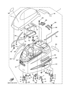 LZ300AETOX drawing TOP-COWLING