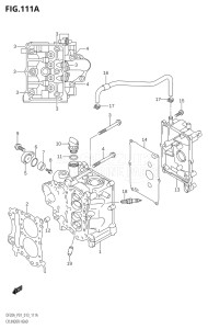 00995F-310001 (2013) 9.9hp P01-Gen. Export 1 (DF9.9BP  DF9.9BR) DF9.9B drawing CYLINDER HEAD