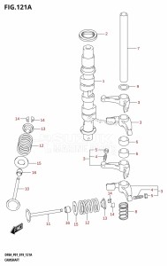 DF8A From 00801F-410001 (P01)  2014 drawing CAMSHAFT (DF8A,DF9.9A)