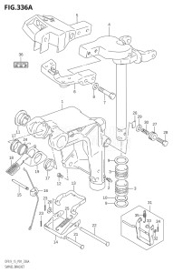 00992F-510001 (2005) 9.9hp P01-Gen. Export 1 (DF9.9K5  DF9.9RK5) DF9.9 drawing SWIVEL BRACKET (K4)